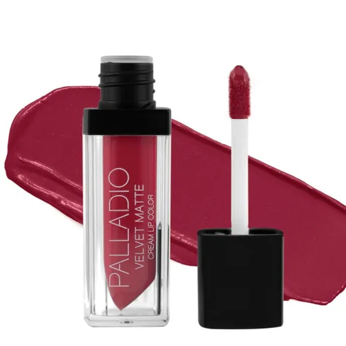 Miniatura 13 de Palladio Velvet Matte Cream Lip Color, Angora