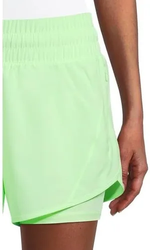 Miniatura 4 de Pantalones cortos de correr para mujer con forro de bicicleta con bolsillos laterales con cremallera