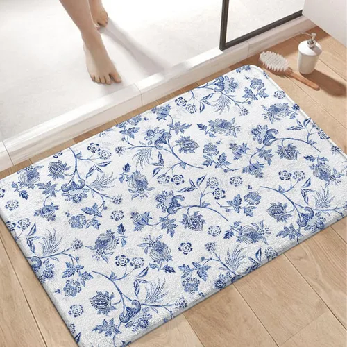 Miniatura 11 de Alfombra Tapete de Baño Abstracta Boho de Mediados de Siglo - Alfombra de Baño de Goma Antideslizante Absorbente Suave para Bañera Ducha Lavabos
