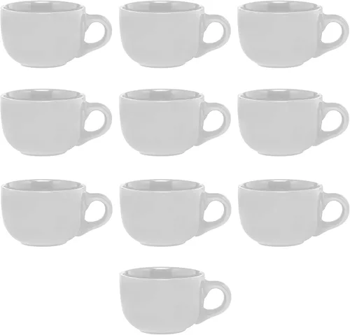 Miniatura 19 de Juego de 10 tazas de capuchino de cerámica personalizadas, 18 onzas, paquete a granel, perfectas para café, té, espresso, cacao caliente y otras