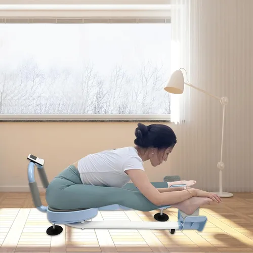 Miniatura 7 de Estirador de piernas, máquina de estiramiento de piernas, máquina de estiramiento de piernas profesional de 180 grados con temporizador magnético