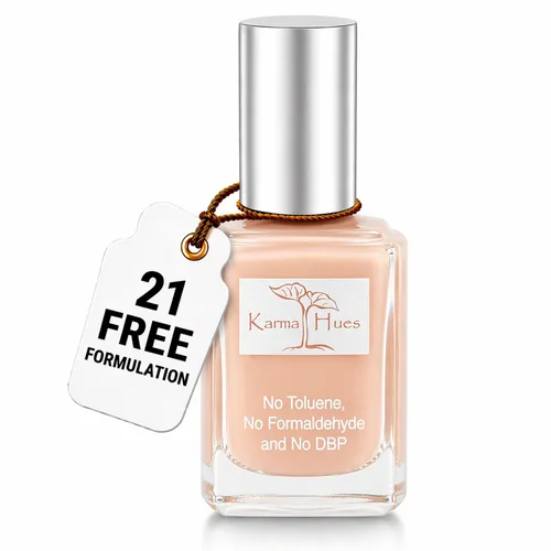 Miniatura 14 de Karma Naturals Esmalte de uñas – No tóxico, vegano y libre de crueldad (Creme Brulee, 0.43 onzas líquidas)