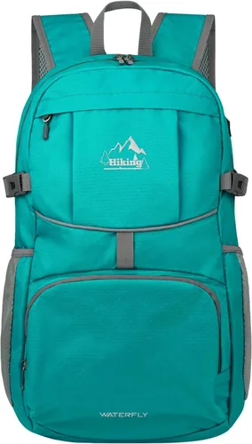 Miniatura 11 de WATERFLY Mochila de senderismo plegable: mochila de día de 25L ultra ligera para mujer y hombre - pequeña mochila plegable compacta para deportes al