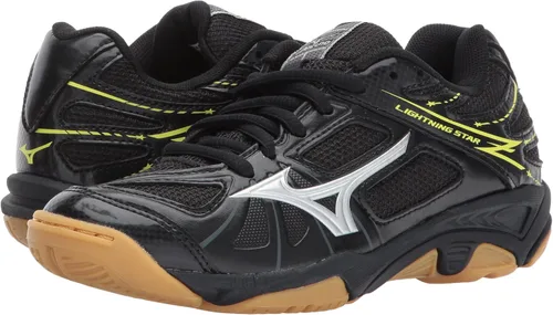 Miniatura 7 de Mizuno Lightning Star Z Jnr BK-SL Voleibol Zapato (Little KidBig Kid)