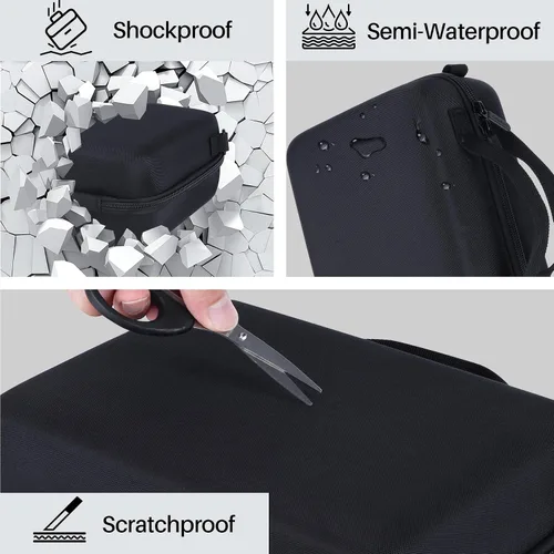 Miniatura 7 de Lebakort Funda de almacenamiento compatible con cámaras Canon EOS Rebel T7 / T7i / R100 / R50 / R5 / R6 Mark II / R7 / R8 / 90D / 5D Mark IV