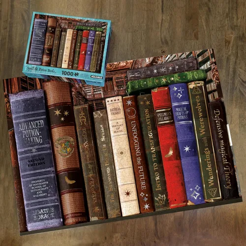 Miniatura 3 de AQUARIUS Rompecabezas de libros de hechizos y pociones (rompecabezas de 1000 piezas), sin deslumbramiento, ajuste de precisión, 22 x 28 pulgadas