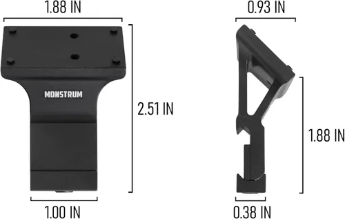 Miniatura 2 de Monstrum - Montura de punto rojo micro con desplazamiento de 45 grados