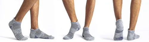 Miniatura 5 de u&i - Calcetines deportivos de algodón de corte bajo para hombre (paquete de 612)