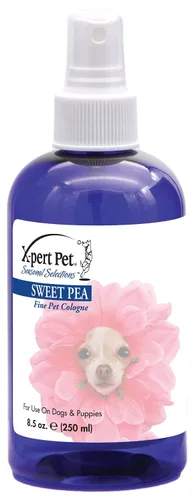 X-Pert Pet® Colonia para mascotas Sweet Pea para perros, 8.5 onzas, eliminador de olores de larga duración, sin crueldad, sin parabenos,