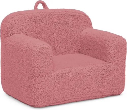 Miniatura 5 de Delta Children Silla Sherpa Cozee - Silla de espuma para niños de 18 meses en adelante, color rosa 2-Rosa