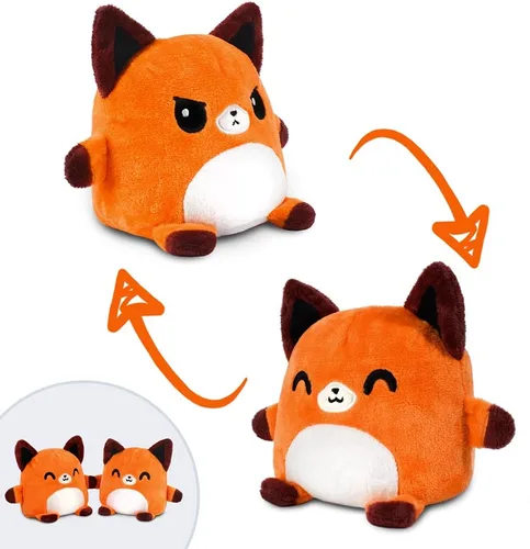 Miniatura 6 de TeeTurtle - Peluches Plushmates - Peluches reversibles magnéticos que se agarran de las manos cuando están felices - Ajolote - Juguetes de peluche