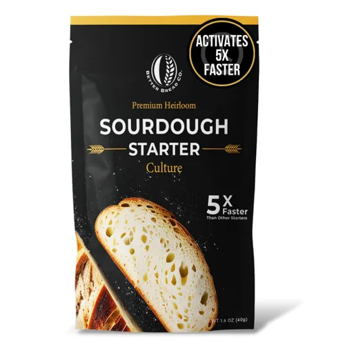 Better Bread Premium Heirloom Sourdough Starter Culture So Blessed Heirloom Style Cultura de iniciación liofilizada para hornear pan de masa madre |