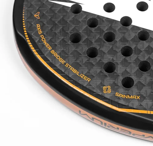 Miniatura 6 de VERMONT Imperium - Raqueta de pádel profesional de carbono completo con textura Spin Max 3D Face - Ligera - Núcleo EVA 22°