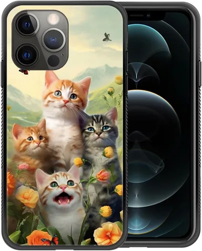 Miniatura 10 de ZHEGAILIAN Funda compatible con iPhone 13 Pro Max, diseño de patrón de policarbonato duro, funda protectora de TPU suave antideslizante para iPhone