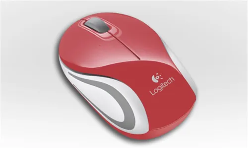 Miniatura 2 de Logitech M187 Mini Mouse Inalámbrico Rojo