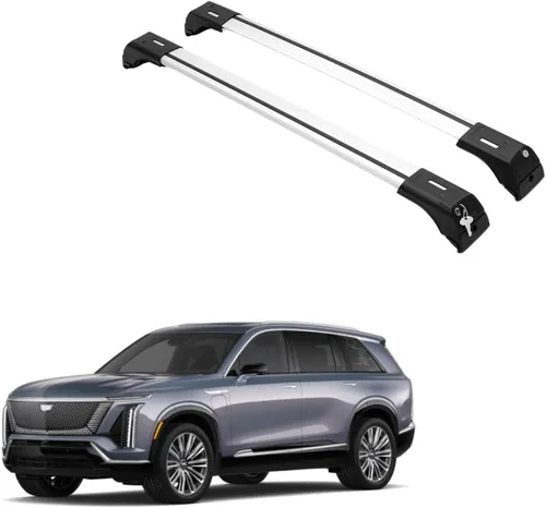 Miniatura 9 de ERKUL Barras transversales de portaequipajes de techo de 220 libras para Buick Envision 2021-2026 Barras transversales de aluminio con cerradura