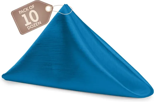 Miniatura 10 de Ultimate Textile -1 docena de servilletas reversibles Shantung Satin - Majestic - Servilletas de tela Majestic de 17 x 17 pulgadas, color marrón