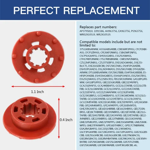 Miniatura 4 de 2 piezas WR02X12008 - Evaporador de refrigerador Motor con ojales para refrigeradores GE y Hotpoint y congelador - Reemplaza AP3795810, 1091586
