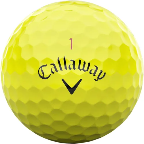 Miniatura 3 de Pelotas de golf Callaway Chrome Tour X Amarillo