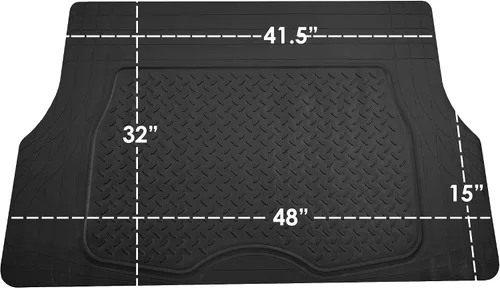 Miniatura 6 de Alfombrillas para piso de automóvil FH-F11322 de FH GROUP, ultrarresistentes, goma de primera calidad, recortables