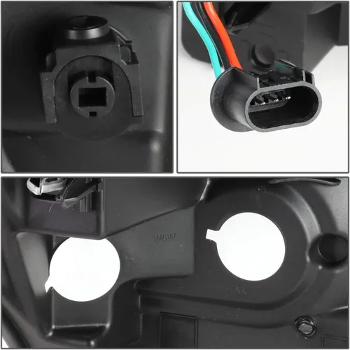 Miniatura 4 de DNA MOTORING HL-HPL-LED-FSU13-SM-AM-T2 Par de faros delanteros LED E-Styling DRL de repuesto compatible con Ford F-250 F-350 F-450 F-550 Super Duty