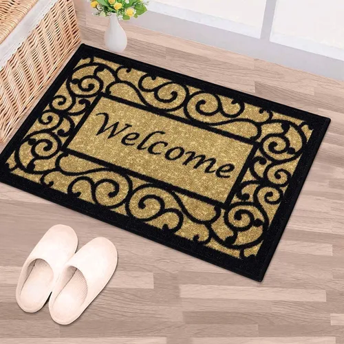 Miniatura 12 de Ottomanson Sweet Home Collection - Alfombra de goma, 2 pies 3 pulgadas x 3 pies, color negro