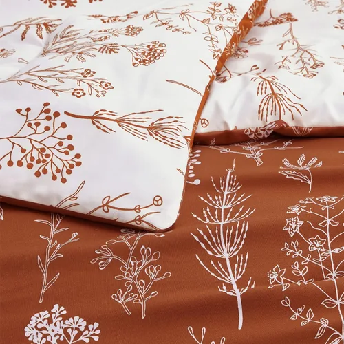 Miniatura 4 de Bedsure - Juego de edredón de tamaño California king, 3 piezas, bonito, con estampado floral, 1 suave edredón reversible con diseño botánico de 10