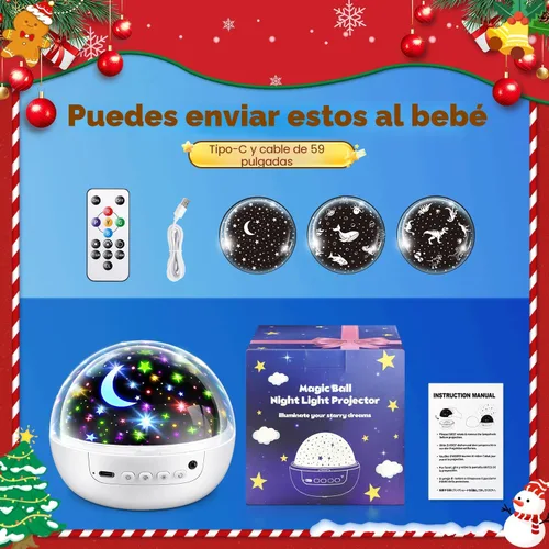 Miniatura 7 de COOLNIGHT Decoración de habitación para niños, 93 iluminación+3 películas, decoración de habitación infantil, control remoto+regulable+luz nocturna