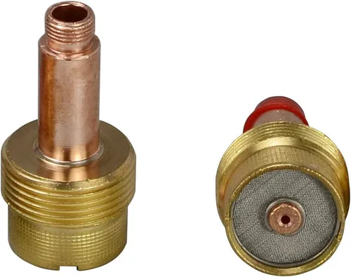 Miniatura 8 de RIVERWELD Cuerpo de pinza de lente de gas TIG de gran diámetro Jumbo 45V Series 45V116 1/16 "45V64 3/32" 995795 1/8" 45V63 5/32" Fit SR WP 17 18 26