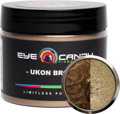 Miniatura 15 de Eye Candy Polvo de pigmento de mica prémium Kaiso Green (50 G), multiusos, aditivo para artes y manualidades, epoxi, arte de resina, esmalte