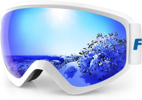 Miniatura 16 de findway - Gafas de esquí y snowboard para niños, niñas, jóvenes, diseño para usar sobre lentes