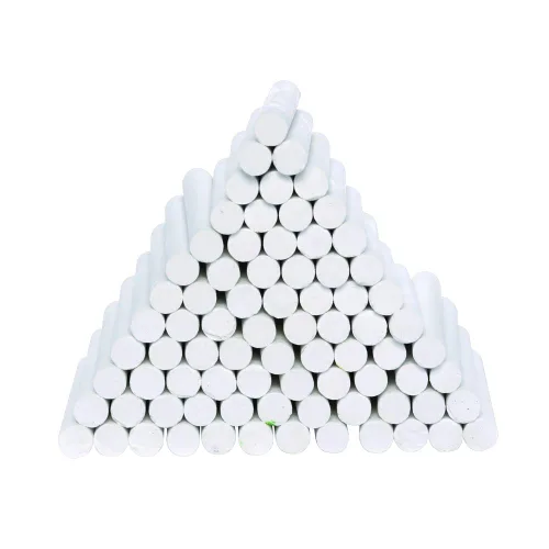 Miniatura 2 de Colorations NODUST Tiza sin polvo blanca, paquete de 100 piezas a granel, multicolor, para niños, aula, aprendizaje, dibujo, creación, juego,