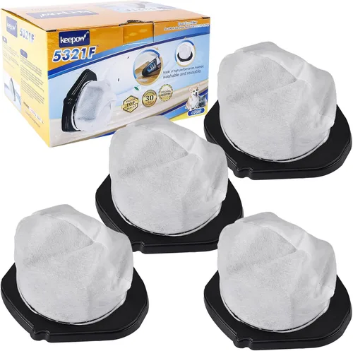 KEEPOW Filtro de vacío de repuesto para aspiradora de mano inalámbrica Shark SV780 SV75Z SV728N SV726N, pieza de repuesto # XF769, XSB726N (paquete