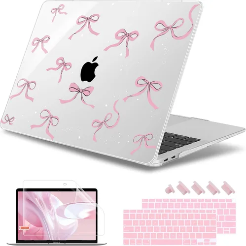 Miniatura 32 de May Chen Funda compatible con MacBook Air de 13 pulgadas 2022 2021, versión 2020-2018 Modelo: M1 A2337 A2179 A1932, carcasa rígida de plástico