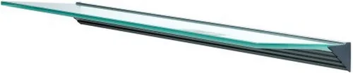 Miniatura 11 de LTL Home Products GL9020CLKIT Wallscapes Glacier Kit de estante de pared de vidrio flotante, 8 x 36 pulgadas, vidrio transparente