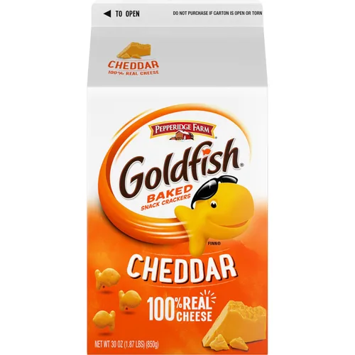 Miniatura 8 de Pepperidge Farm Goldfish Graham gigante de grano entero, vainilla, 0.9 onzas, paquete de 300