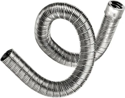 Miniatura 10 de 1 paquete de tubo de escape de 22 mm/24 mm de 60 cm/100/200 cm de doble capa para calefacción de aire y diésel con silenciador de escape y tapa
