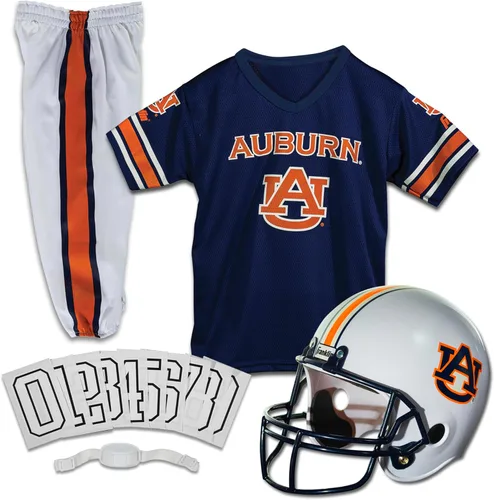 Miniatura 16 de Franklin Sports NCAA - Conjunto de uniforme de fútbol americano para niños, camiseta de fútbol universitario, casco + pantalones para niños y niñas