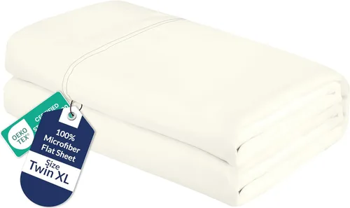 Miniatura 52 de Royale Linens Sábana Plana King – Sábanas Planas de Microfibra Cepillada Ultra Suave 1800 Solamente – Sin Arrugas y Resistente a las Manchas – Gris