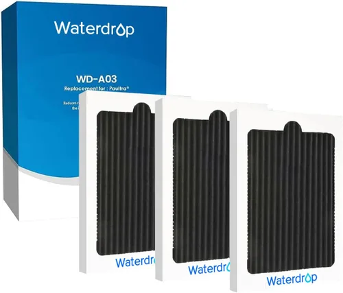 Waterdrop Filtro de repuesto para refrigeradores Frigidaire® & Electrolux® EAFCBF®, Paultra® Filtro de aire, Pure Air Ultra®, SCPUREAIR2PK,