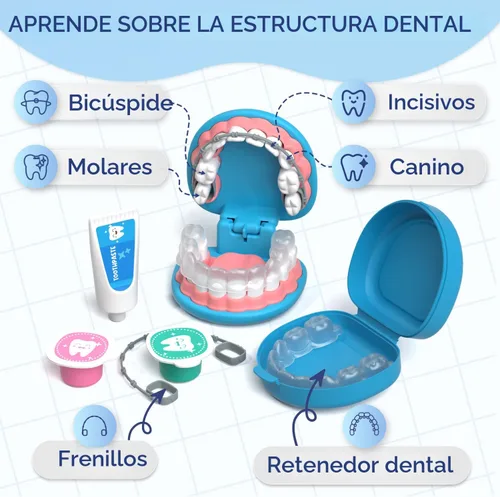 Miniatura 4 de Kit de Médico de Lehoo Castle para Niños Pequeños de 3 a 5, Juego de Dentista para Niños, Juguetes para Niñas y Niños de 4+ Años, Juego