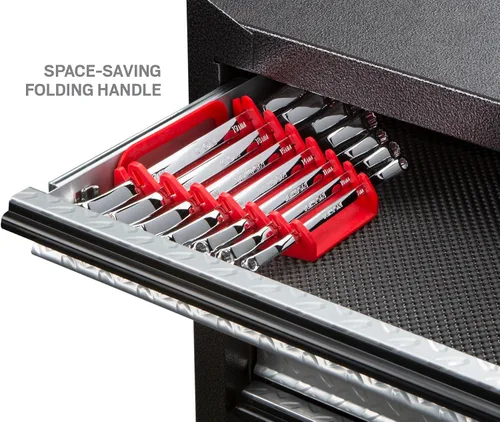 Miniatura 9 de TEKTON Juego de llaves de extremo de caja de desplazamiento de 45 grados con soporte, 7 piezas (0.236-0.748 in) WBE24407