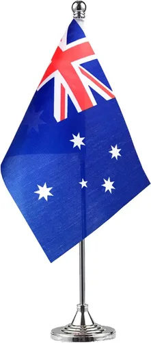 Bandera de mesa australiana de Australia, banderas de escritorio, bandera de oficina, banderas internacionales de países del mundo, celebración de