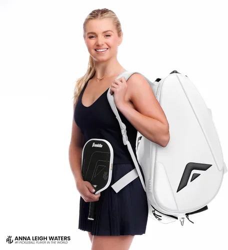 Miniatura 2 de Franklin Sports Pro Series Bag II - Anna Leigh Waters - Professional Pickleball Bag - Duffle/Backpack - Premium Storage - White
