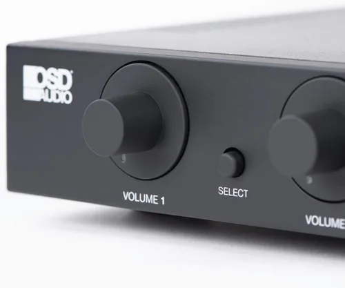 Miniatura 5 de OSD Audio Selector de altavoces 4X con resistencia de control de volumen Audiófilo - RSVC4