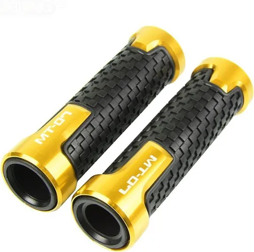 Miniatura 9 de 7/8 ''0.866 in motocicleta goma mano agarre barra manillar para Yamaha MT07 FZ07 Mt-07 Fz-07 2014 2015 2016 2017 2018 2019