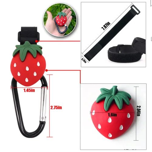 Miniatura 2 de Ganchos para cochecito de bebé para colgar bolsas y compras, prácticos accesorios para cochecito de bebé, ganchos para bolsas de mamá