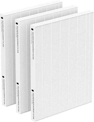 Miniatura 9 de Paquete de 2 filtros de repuesto para purificadores Fellowes AeraMax 290/300/DX95 y HF-300/AP-300PH, se adapta a las partes # 9287201 y 9324201, 2