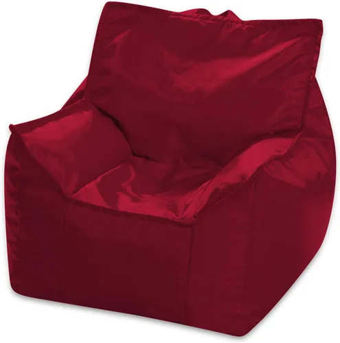 Miniatura 176 de Posh Beanbags - Sillón puff grande, 38 pulgadas, color azul rey sólido Nylon suave - Azul real