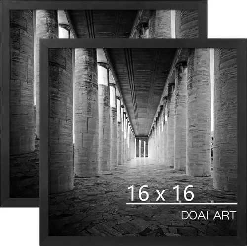 Miniatura 57 de DOAI ART Marco de póster de 16 x 20 pulgadas, paquete de 2 marcos de fotos de roble y veta de madera de 16 x 20 pulgadas para montaje en pared